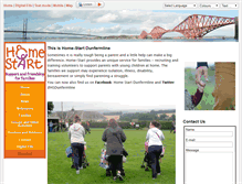 Tablet Screenshot of home-start-dunfermline.org.uk